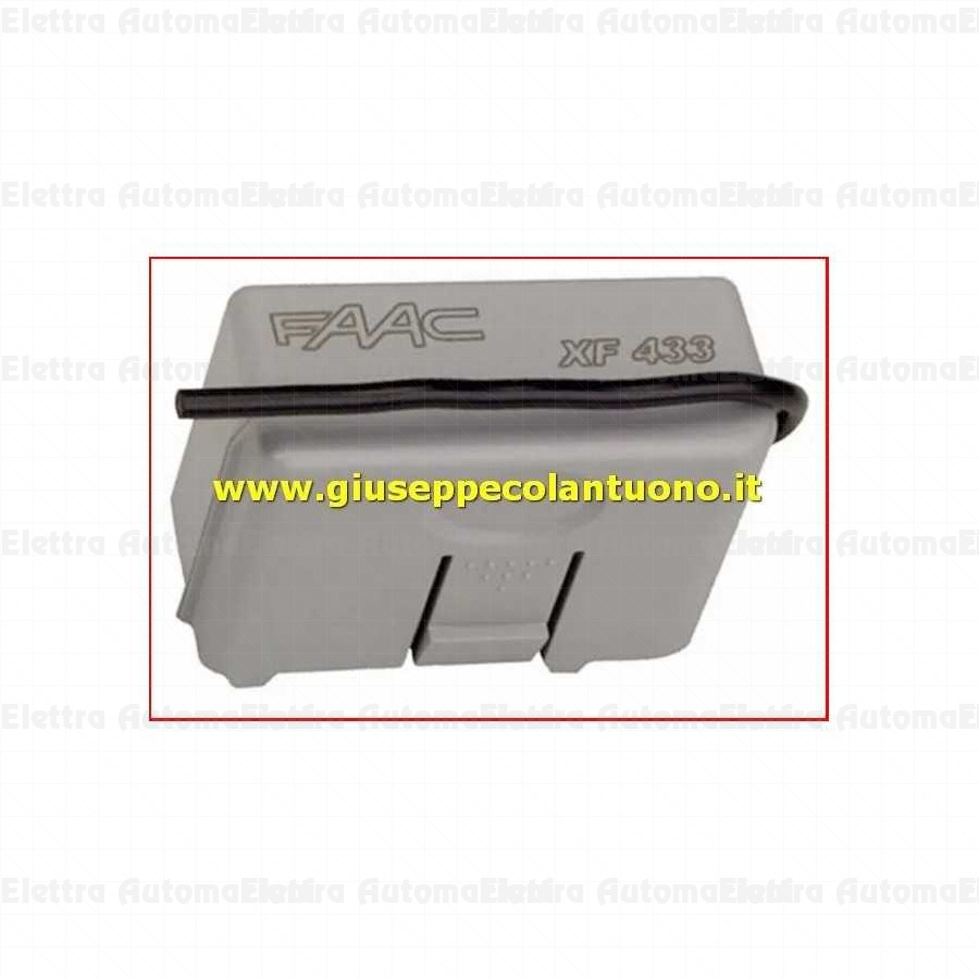 (Neuf) Récepteur FAAC XF433 Gris Pour Télécommandes Blanches Noirs Slh 787007